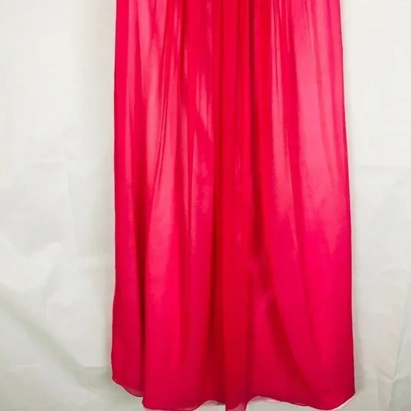 Adrianna Papell Prom Dress Gown Women's 8 Jeweled Beaded Strapless Long Formal - Picture 3 of 11